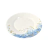Golden Wave Melamine imitation porcelain round dried fruit candy Plate, home dining table, hotel restaurant plastic plate Application Scenario